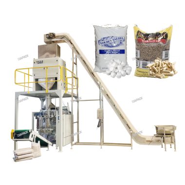 Saco vffs de pelotas de madeira de 15 kg formando máquina de ensacamento e selagem de enchimento