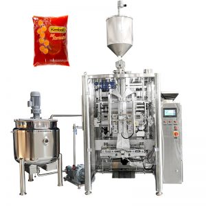 Máquina de embalagem automática para formação de pasta de enchimento e vedação