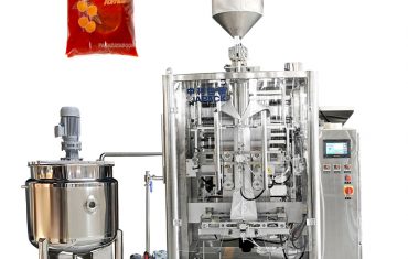 Máquina automática de embalagem de pasta de molho líquido