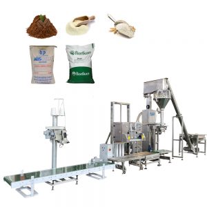 Máquina de medição semiautomática de rosca para produto em pó