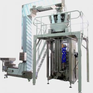 Máquina automática de empacotamento de saco quádruplo com válvula de desgaseificação para grãos de café