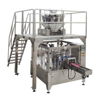 saco giratório automático do zíper da máquina de embalagem do alimento