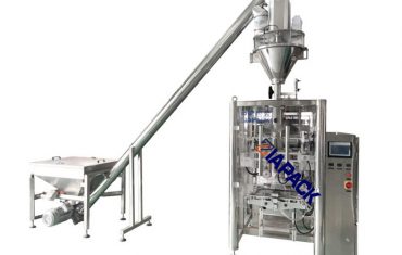 Máquina formadora de saco vertical automática, envasadora e envasadora para farinha de trigo