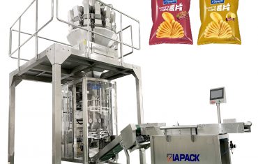 Máquina de embalagem vertical automática formadora de saco para lanches