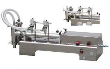 líquido de enchimento de pistão de duas cabeças