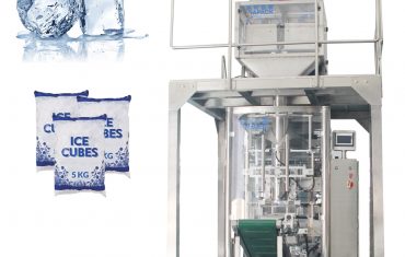 Máquina automática de embalagem para cubos de gelo de 5kg