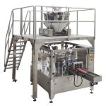 Saco de zíper automático rotativo preencher máquina de embalagem de vedação para nozes sementes