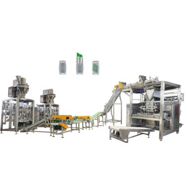 Máquina de enfardamento vffs automática para bolsa pequena em saco grande pe