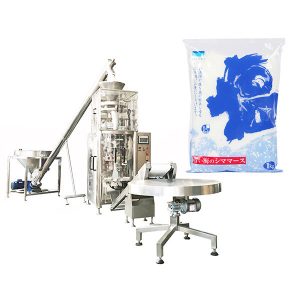 Máquina vertical do selo da suficiência do formulário com o copo volumétrico para o sal