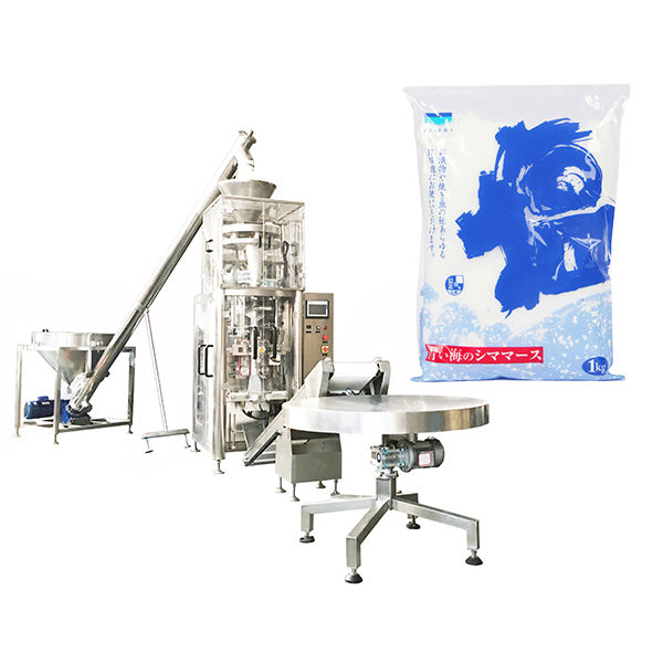 Máquina vertical do selo da suficiência do formulário com o copo volumétrico para o sal