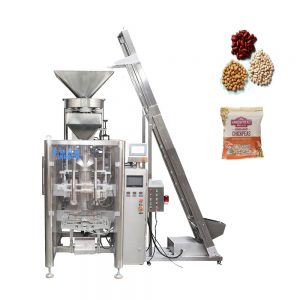 Máquina automática de embalagem vffs para pequenos produtos granulados (sal, arroz, açúcar, feijão, grão)