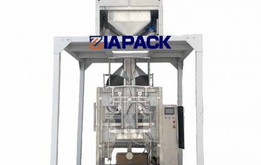 Máquina formadora de saco vertical ZL1100, enchimento e selagem para pellets de madeira de 15-25kg