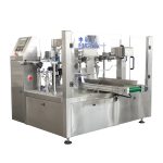 Máquina automática de embalagem e selagem para abertura de saco rotativo