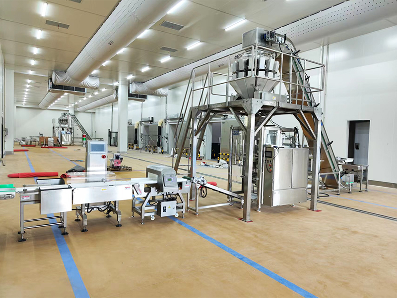 máquina de embalagem automática de alimentos congelados