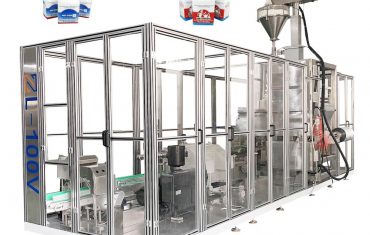 Máquina automática de embalagem de enchimento e selagem a vácuo para formação de sacos