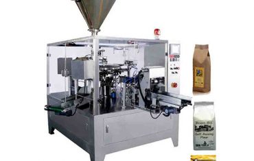 Máquina de embalagem rotativa automática para saco pré-fabricado