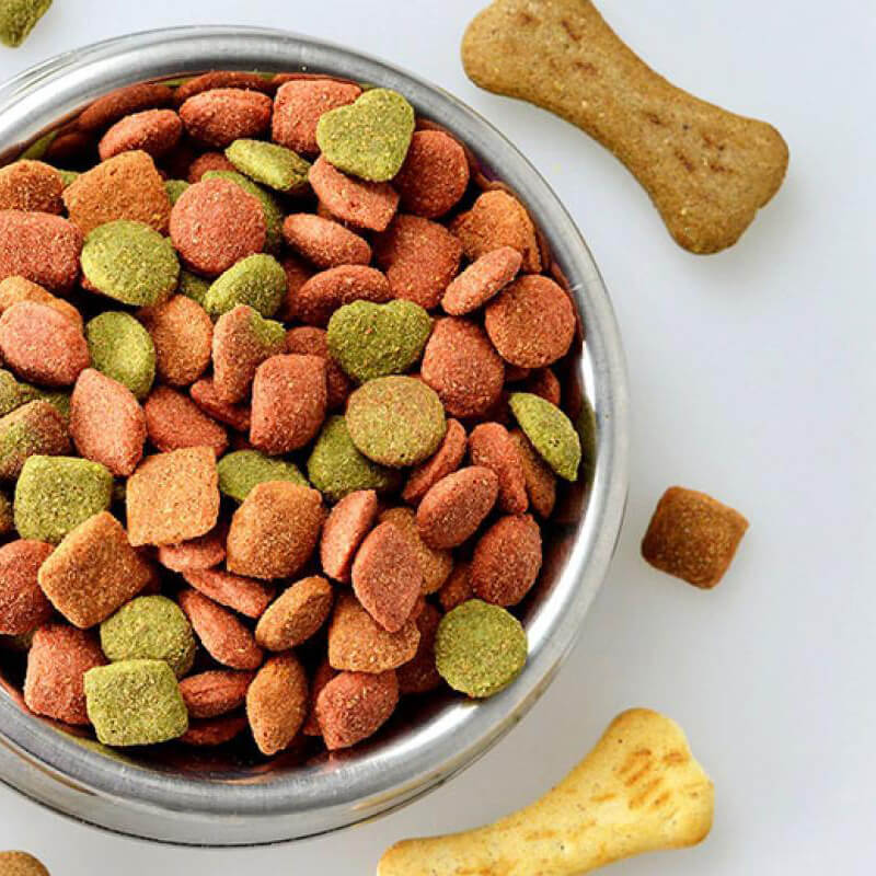 Linha de produção automática de ensacamento de embalagens de alimentos para animais de estimação