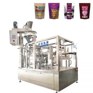 100g-2000g powder automatic pre-made bag filling sealing packing machine