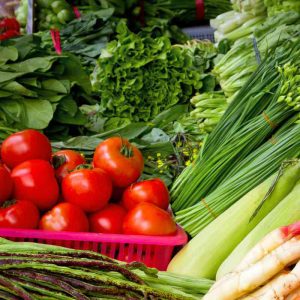 Máquina de embalagem automática de vegetais VFFS