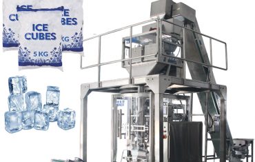 Máquina de embalagem automática de pesagem de cubos de gelo 1-8KG