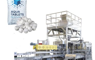 Máquina de pesagem e ensacamento de comprimidos de sal de 25-50 kg