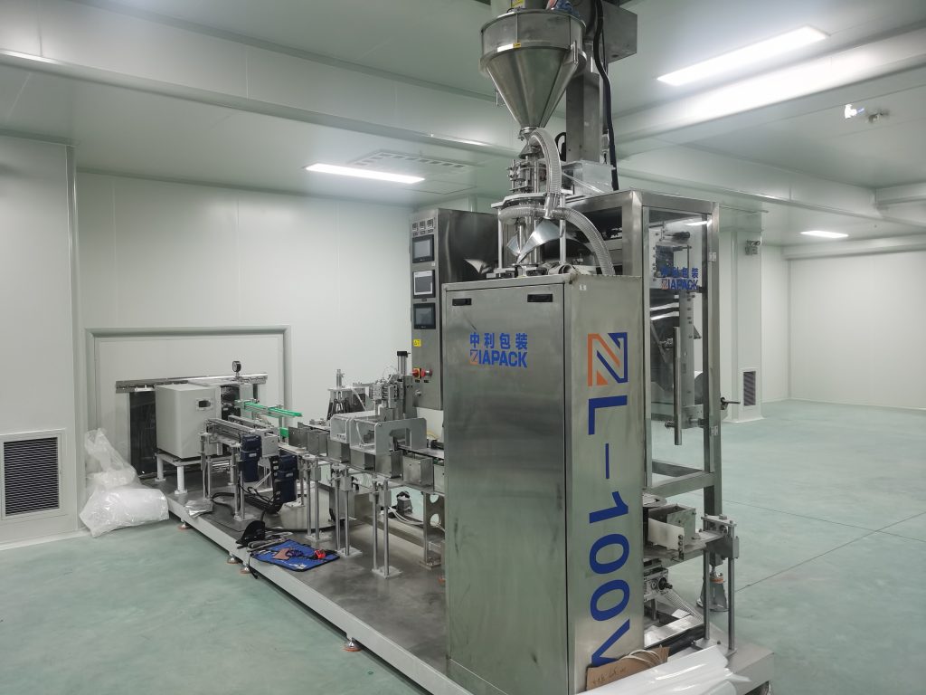 máquina de embalagem a vácuo em pó